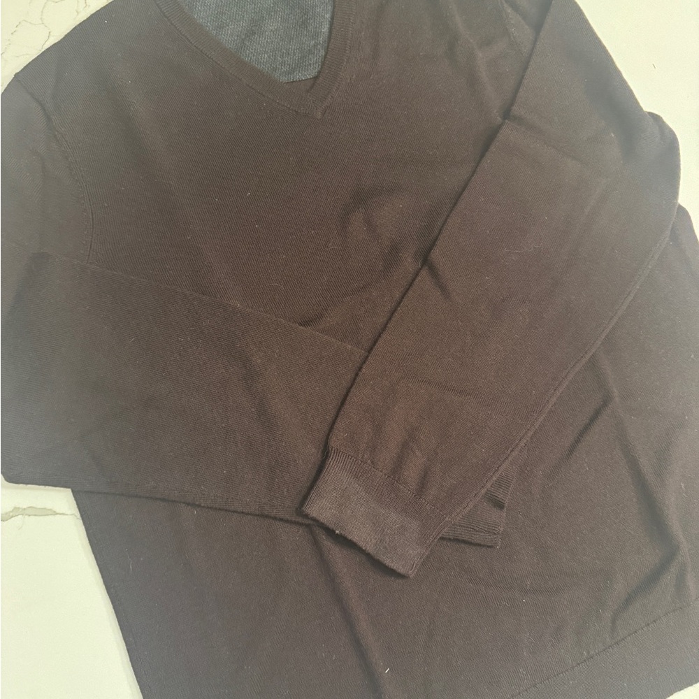 Calvin Klein Black V-Neck Sweater
